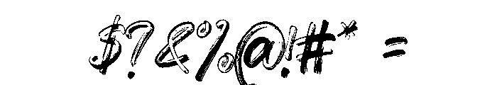 Urban Streak Font OTHER CHARS