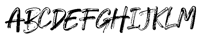 Urban Streak Font UPPERCASE