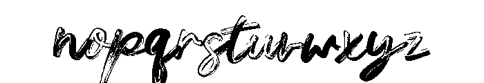 Urban Streak Font LOWERCASE