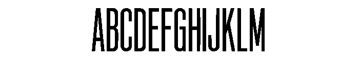 Urban Tall Font UPPERCASE