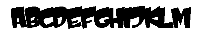 Urban Truck Font UPPERCASE
