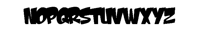 Urban Truck Font LOWERCASE