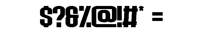 Urban Vibes Regular Font OTHER CHARS