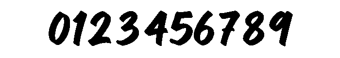 UrbanBrush Font OTHER CHARS
