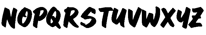UrbanBrush Font UPPERCASE