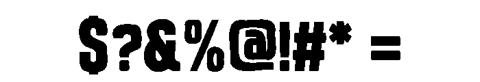 Urbaniq Font OTHER CHARS