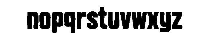 Urbaniq Font LOWERCASE