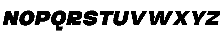Urieka Italic Font UPPERCASE