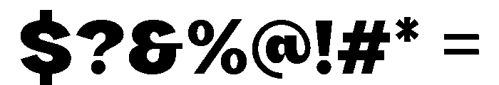 Urieka Regular Font OTHER CHARS