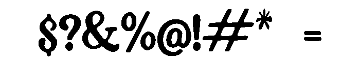 Ursinia Font OTHER CHARS