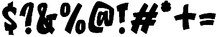 URBAN STREET otf (400) Font OTHER CHARS