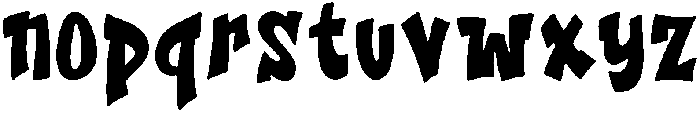 URBAN STREET otf (400) Font LOWERCASE