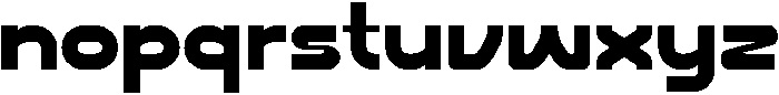 URVIS Regular otf (400) Font LOWERCASE