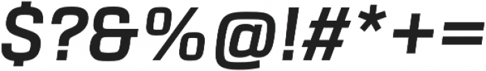 URW Dock Bold Italic otf (700) Font OTHER CHARS