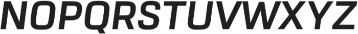URW Dock Bold Italic otf (700) Font UPPERCASE