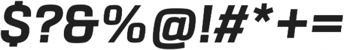 URW Dock Extra Bold Italic otf (700) Font OTHER CHARS