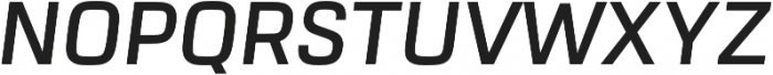URW Dock Semi Bold Italic otf (600) Font UPPERCASE