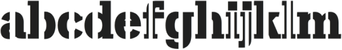 Urban Fragment Font Regular otf (400) Font LOWERCASE