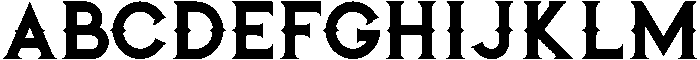 Urban Inline otf (400) Font UPPERCASE