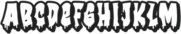 Urban Melted Extrude otf (400) Font UPPERCASE