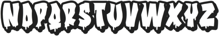 Urban Melted Extrude otf (400) Font LOWERCASE