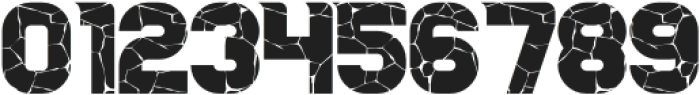 Urban Plaza Cracked otf (400) Font OTHER CHARS