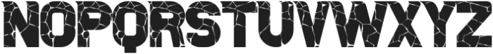 Urban Plaza Cracked otf (400) Font UPPERCASE