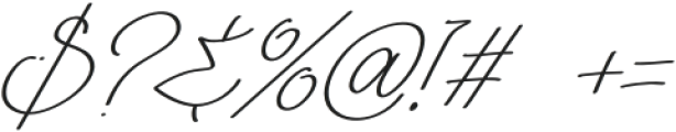 Urban Street Italic Regular otf (400) Font OTHER CHARS