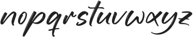 Urban Syndicate Handwritten otf (400) Font LOWERCASE