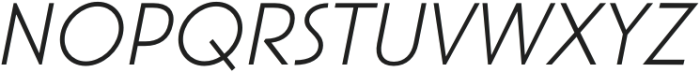 Urbanpolis Italic otf (400) Font UPPERCASE