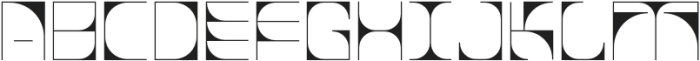 Urdoom Regular otf (400) Font UPPERCASE