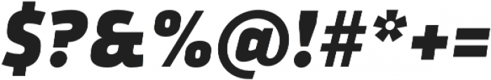 Urfa Black Italic otf (900) Font OTHER CHARS