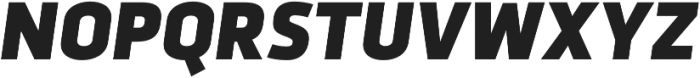 Urfa Black Italic otf (900) Font UPPERCASE