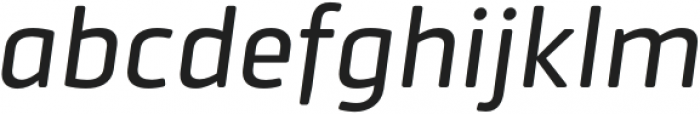 Urfa Rounded Regular Italic otf (400) Font LOWERCASE