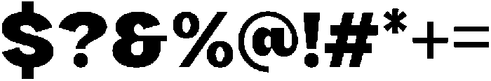 Urieka Regular otf (400) Font OTHER CHARS