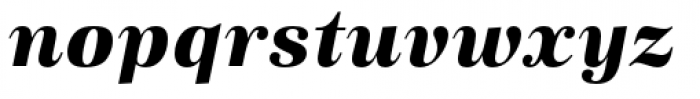 URW Antiqua Extra Bold Italic Font LOWERCASE
