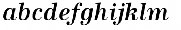 URW Antiqua Medium Italic Font LOWERCASE