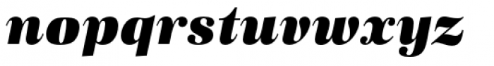 URW Antiqua Super Bold Italic Font LOWERCASE