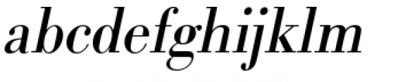 URW Bodoni Narrow Regular Oblique Font LOWERCASE