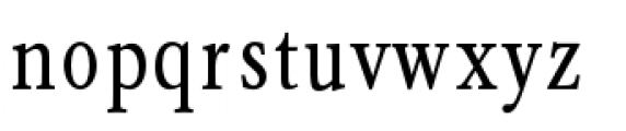 URW Garamond Condensed Regular Font LOWERCASE