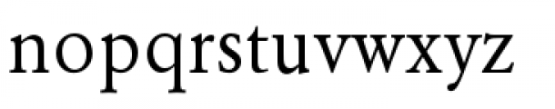 URW Garamond Narrow Regular Font LOWERCASE