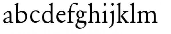 URW Garamond Regular Font LOWERCASE