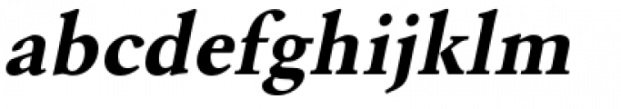 URW Garamond Wide Bold Oblique Font LOWERCASE