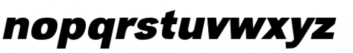 URW Grotesk Bold Oblique Font LOWERCASE