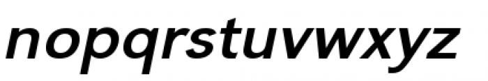 URW Grotesk Wide Regular Oblique Font LOWERCASE