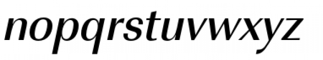 URW Imperial Narrow Medium Oblique Font LOWERCASE