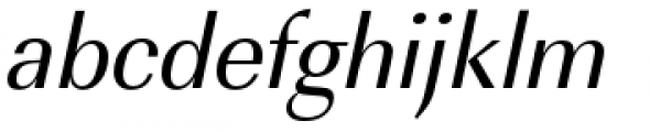 URW Imperial Narrow Regular Oblique Font LOWERCASE