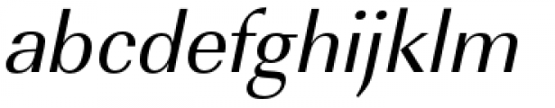 URW Imperial Regular Oblique Font LOWERCASE