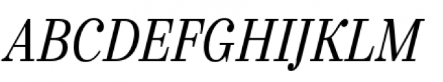 Urge Text Regular Italic Condensed Font UPPERCASE