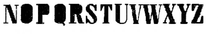 Ursus Stencil Regular Font LOWERCASE